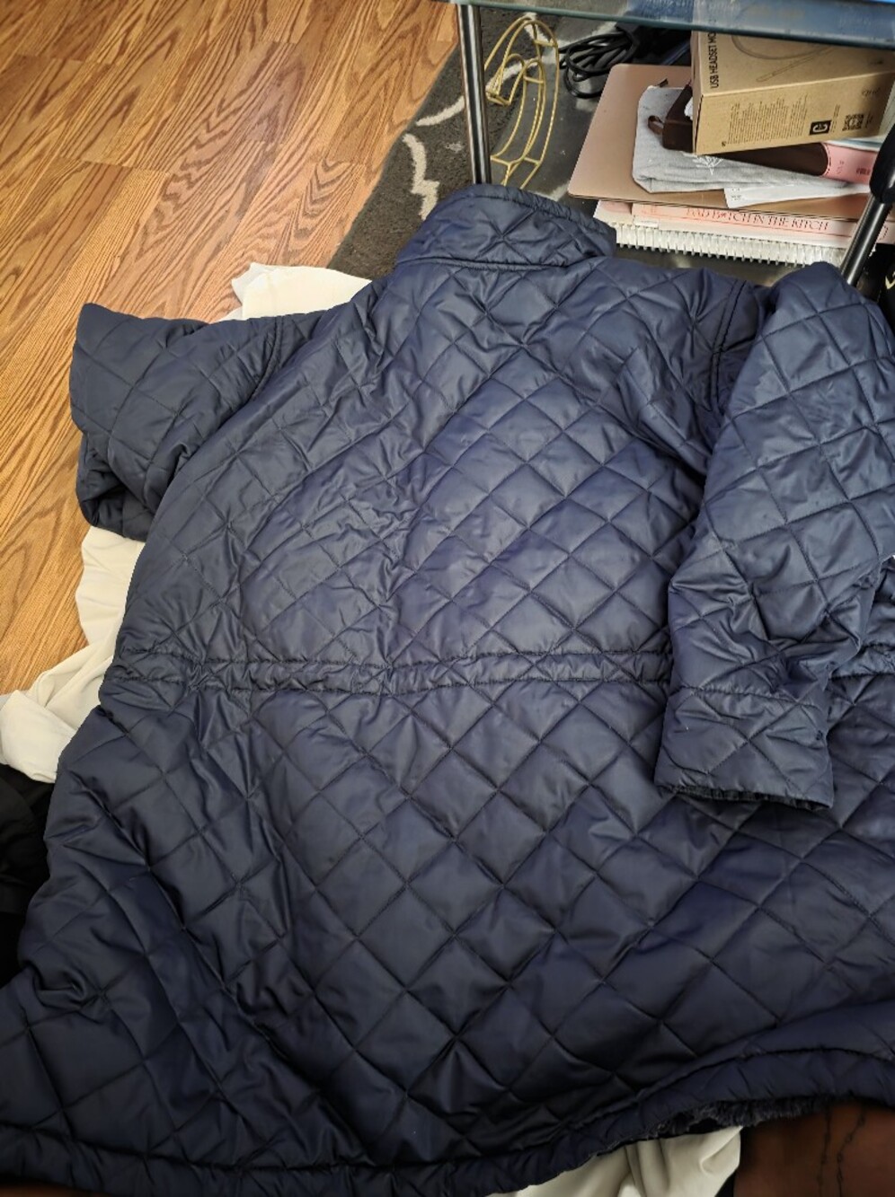 Columbia Navy Quilted Puffer Jacket - Picture 3 of 6